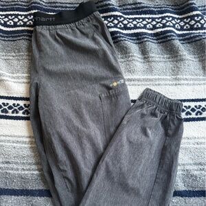 Carhartt Women’s Grey & Black Jogger Scrub Pants Size Small